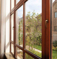 Ventanas de Madera Sólida con Revestimiento de Aluminio y 3 Paneles de Vidrio, Diseño 2026, NFRC, Apertura Interior, Resistentes al Viento, Insonorizadas y con Características de Ahorro Energético