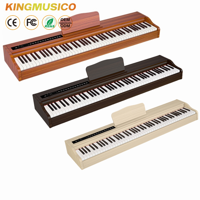 Brand Hammer Action 88 Keys Upright Digital Piano With Pedal Electronic Keyboard