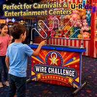 Mega Wire Carnival Game, jeu de parc d'attractions intérieur/extérieur