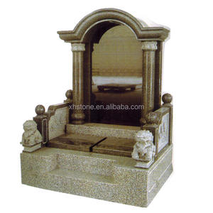 सस्ते डिजाइन Mausoleums बड़े क़ब्र का पत्थर काले समाधि ग्रेनाइट पत्थर स्मारक कब्रिस्तान संगमरमर समाधि - Product Image 5