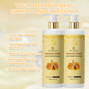 Shampoo au <span class=keywords><strong>miel</strong></span> biologique à étiquette privée, renforce les racines des cheveux, sans sulfate, antipelliculaire, hydratant, ensemble shampooing et revitalisant au <span class=keywords><strong>miel</strong></span> - Product Image 6