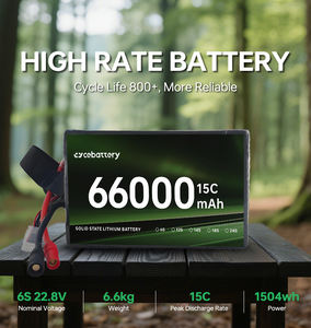 도매 22.8V 6S 66000mAh 고 에너지 충전식 리튬 이온 배터리 팩 6 축 항공기 용 드론 - Product Image 2