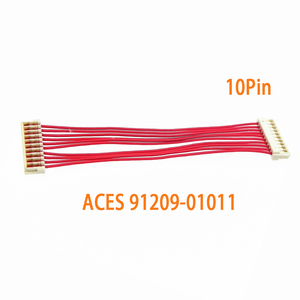 Кабельный жгут ACES 91209-01011 с шагом 1,0 мм, 10-контактный IDC, красный, для подключения сигнала подсветки ЖК-дисплеев и проекторов - Product Image 1