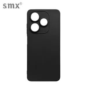 2023 Wholesale Soft Black Matte TPU Back Cover Frosted Silicone Mobile Phone Case For Tecno Spark Go 2024 / Spark 20C / Pop 8