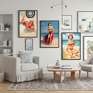 Pinturas de Arte de pared modernas, pintura de chica Sexy por números, imágenes por números para adultos, DIY decoración del hogar, dibujo sobre lienzo, regalo de arte - Product Image 1