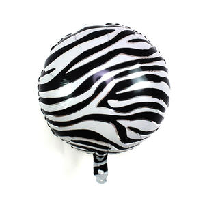 Ballon en aluminium motif animal 18 pouces pour décoration <span class=keywords><strong>de</strong></span> fête, <span class=keywords><strong>empreinte</strong></span> <span class=keywords><strong>de</strong></span> patte <span class=keywords><strong>de</strong></span> vache, tigre, zèbre, léopard, girafe, accessoire photo pour fête - Product Image 4