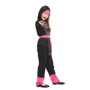 ชุดคอสเพลย์นินจาญี่ปุ่นสำหรับเด็ก ชุดนักรบฮาโลวีนสำหรับเด็กผู้หญิง ชุดแฟนซีสำหรับงานคาร์นิวัลและการแสดงบนเวที - Product Image 4