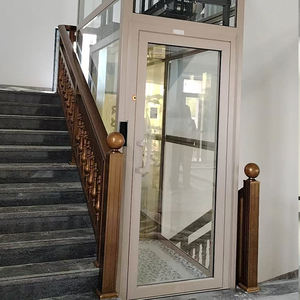 Personenaufzug mit Traktionsantrieb, Elektrischer Hausaufzug mit 400-600kg Tragfähigkeit für 4-8 Personen, Innen-/Außenbereich-Nutzung - Product Image 6