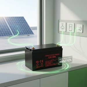 Batterie LiFePO4 GORHEN 260822 12.8V 100Ah avec BMS intégré, noire, fabriquée en Chine, pour station d'alimentation de secours domestique - Product Image 4