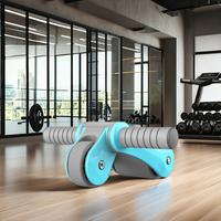Roue abdominale pliable pour la maison, entraîneur de renforcement du tronc, équipement de fitness portable