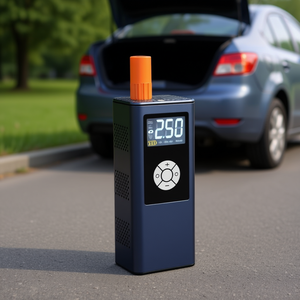 Inflador de Neumáticos Inalámbrico Portátil de 12 V, Aleación de Aluminio, Pantalla Digital, Herramienta de Inflado con Apagado Automático para Automóviles, Motocicletas y Bicicletas - Product Image 2