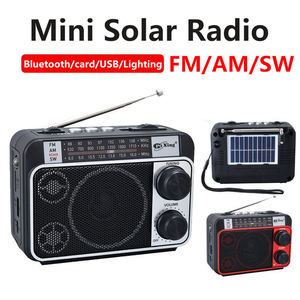 วิทยุพกพาพลังงานแสงอาทิตย์ รุ่น J19BT ลำโพงในตัว รองรับคลื่น AM FM SW BT5.0 ชาร์จไฟด้วยพลังงานแสงอาทิตย์ พร้อมไฟส่องสว่าง ใช้ได้ทั้งภายนอกและภายในบ้าน - Product Image 5