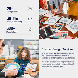 PITO Horeca, fabricante de vajilla, juegos de cena de porcelana, juego de platos de cerámica, plato de cena para boda, restaurante, fiesta, banquete - Product Image 5