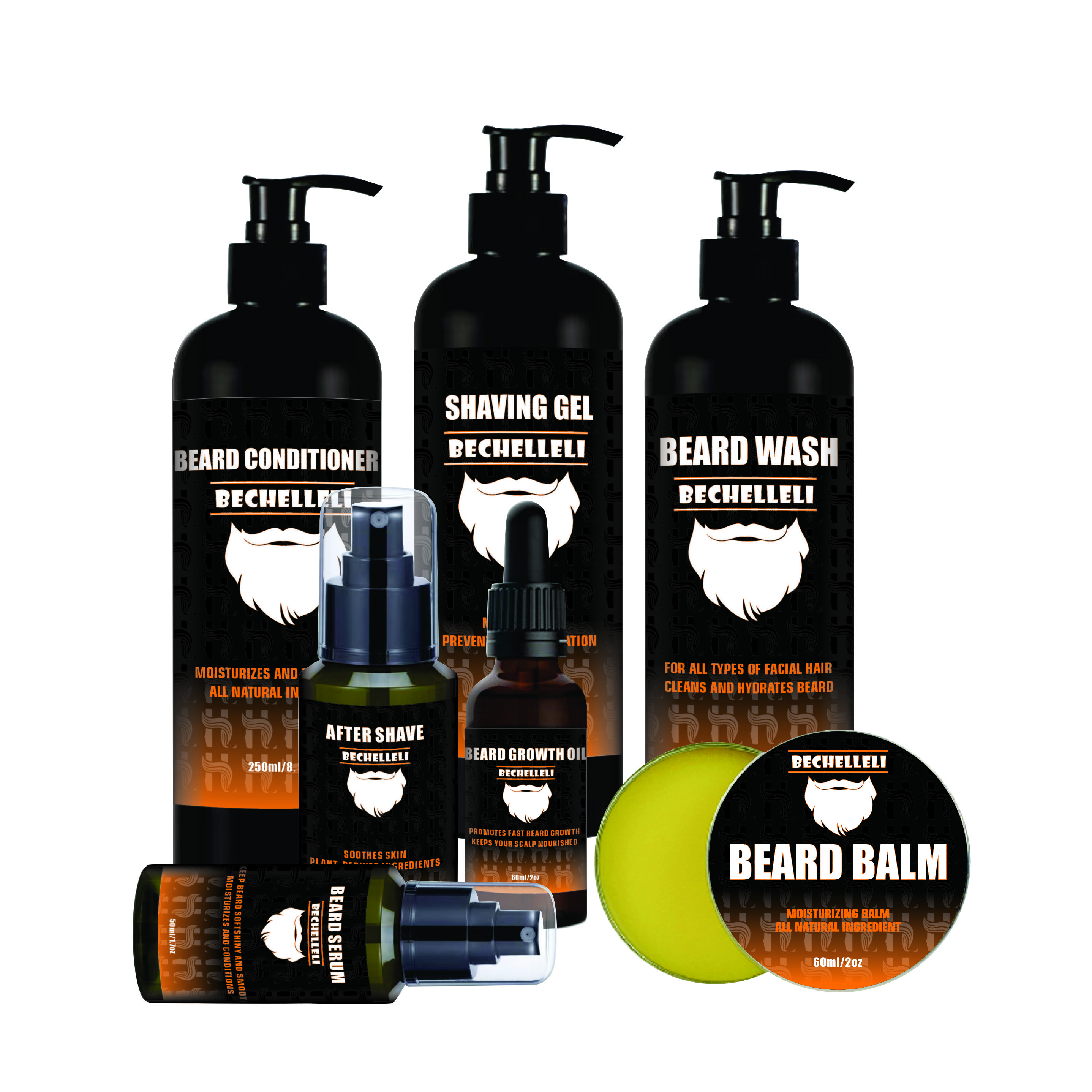 6pcs Beard Growth Kit