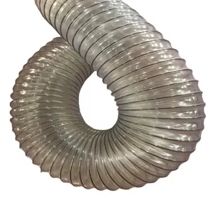 Высококачественный гибкий прозрачный ПВХ пружинный спиральный шланг стальной проволоки всасывающий шланг для воды