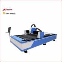 Machine de découpe laser fibre optique pour métaux, type portique, commande Cypcut, haute précision, refroidissement par eau pour la découpe industrielle des métaux