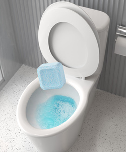 Comprimés <span class=keywords><strong>de</strong></span> détergent ménager solides jetables pratiques Nettoyant effervescent pour toilettes à utiliser avec des machines à laver - Product Image 1