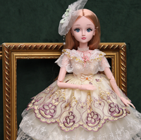 Poupée Mannequin Réaliste en Plastique 60 cm, Cheveux Personnalisables, Ensemble de Jeu d'Imitation avec Musique, Cadeau d'Anniversaire pour Enfants
