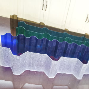 Polycarbonate en plastique clair de haute résistance/feuille de toiture transparente ondulée par PC - Product Image 4