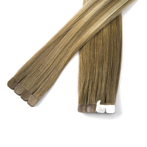 Extensiones de Cabello K.S WIGS de Alta Calidad, Doble Trama, 100% Cabello Humano Remy, Origen China, 12-28 Pulgadas, Cabello Liso con Cinta Adhesiva, Mini-Tape - Product Image 4