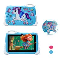 YPORANGECHENG Tablet Android 7 Inci untuk Anak-anak 2GB+32GB Quad Core MTK6735 Tablet Anak Logo OEM Kustom Mini PC