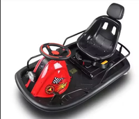Kit de mini kart à dérive rotatif à 360 degrés pour enfants, jeu d'arcade, construction en plastique et métal, utilisation dans les parcs de trampolines et les parcs sportifs