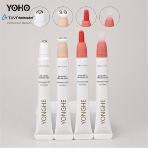 Tubo Cosmético de Plástico PCR Personalizable con Aplicador de Bola Rodante, Tubo de Masaje para Envases de Crema para Ojos - Product Image 2