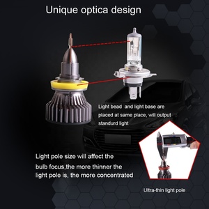 2023 New Factory Price Auto Lighting 3900lm 35w 6000k Graphene H1 LED Headlights High Low Beam CSP LED Car LED Lights - Product Image 3