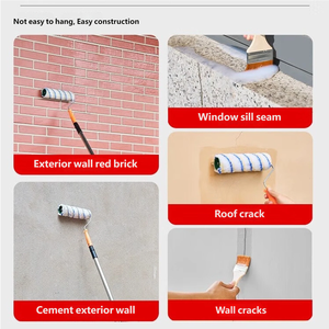 Rouleau de film transparent imperméable auto-adhésif anti-UV, pour <span class=keywords><strong>terrasse</strong></span> en béton, balcon, protection contre l'humidité - Product Image 3