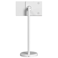 Monitor de TV LCD Interactivo Inteligente Multifuncional de 21.5 Pulgadas con Pantalla Táctil Giratoria, Soporte de Piso Inalámbrico Portátil y Móvil para Tablet
