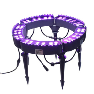 <strong>Post</strong> <strong>Lights</strong> Pillar Garden Landscape Led Tree Holding Lamp Bollard <strong>Xmas</strong> <strong>Lights</strong> Outdoor Ring Corrugated Lamp IP66 - Product Image 5