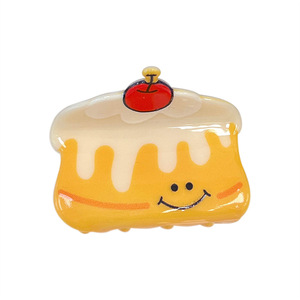 Pinces à cheveux coréennes en acrylique, motif dessin animé mignon, pour femmes et filles, motifs gâteau arc-en-ciel, chat, chien, 6 cm, accessoires pour cheveux animaux - Product Image 6