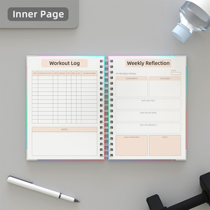 Tùy Chỉnh Xoắn Ốc Trọng Lượng Giảm Cân Phù Hợp Với Cuốn Sách Nhật Ký Tập Thể Dục Kế Hoạch Với Hộp - Product Image 3