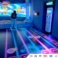 Jeu interactif de projection au sol tout-en-un pour le sport mobile, interaction en temps réel, installation facile pour les parcs d'attractions