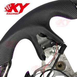 Volant sport en fibre de carbone forgée avec LED personnalisées pour Infiniti 2013-2017 Q50 Q50S QX50 Q50L Q60 Q60S Accessoires de voiture - Product Image 2