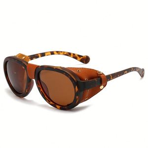 Lunettes de soleil polarisées UV400 pour hommes, style punk, coupe-vent, avec logo personnalisé, pour la conduite, vente en gros - Product Image 6