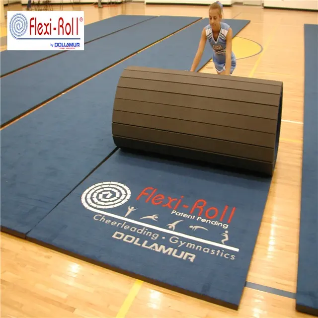 Dollamur Flexi-Roll, высококачественный коврик для гимнастики, ковер без статического электричества, коврик для Черлидинга