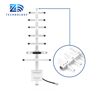 Tùy chỉnh tần số 5 yếu tố Yagi Phân cực Dọc lpda <span class=keywords><strong>UHF</strong></span> 440-442MHz/450-452MHz <span class=keywords><strong>10dB</strong></span> ăng ten truyền thông - Product Image 3