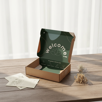 Boîte d'expédition en carton ondulé noir mat pour l'électronique et les articles en cuir - Boîte d'expédition robuste à paroi simple certifiée FSC