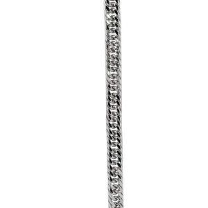 Cordón de Muñeca Robusto de Platino Pt950 Blanco con Triple Cierre y Eslabones Desplazados para Unisex, Joyería de Muñeca de Platino Resistente para Exteriores - Product Image 6