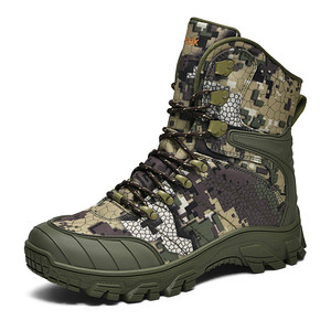 Venta Directa de Fábrica, Botas de Senderismo Transpirables y Antideslizantes, Botas Tácticas de Camuflaje para Entrenamiento en Zonas Silvestres, Venta al Por Mayor - Product Image 1