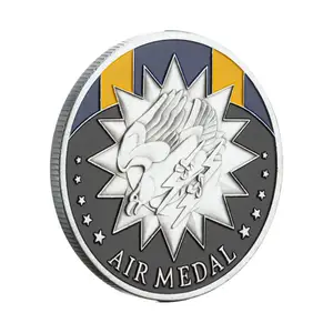 Amerika birleşik devletleri onur madalyası sikke hatıra gümüş kaplama sikke uçan kartal Thunder hatıra parası tutar