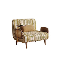 Verwandelbares Schlafsofa mit integriertem Doppelfunktionssystem für kleine Wohnungen, italienischer Minimalismus, multifunktionales Einzelsofa