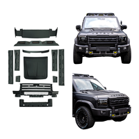 Accessoires Jetour Traveler T2 2025 – Kit Carrosserie ABS City Hunter : Capot, Calandre Avant, Jupes Latérales, Aileron Arrière, Accessoires Extérieurs