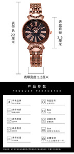 Montre pour femme de style nordique minimaliste, avec calendrier, bracelet décontracté, montre de couple, tendance, mode, étanche. - Product Image 6