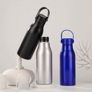 Bouteilles d'eau en aluminium personnalisées avec logo promotionnel pour événements en plein air, articles de sport en métal pour la randonnée et le cyclisme - Product Image 4