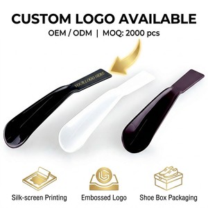 Calzascarpe Curvo in PP da 19 cm (7,5 Pollici) con Manico Rettangolare, Inserto per Scatola di Scarpe, 3 Colori, Logo Personalizzato OEM, MOQ 2000 Pezzi - Product Image 2