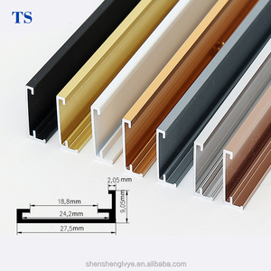 Tùy Chỉnh Nhôm Hình Ảnh Hình Ảnh Khung Hồ Sơ Vòng Hình Bầu Dục Vuông Màu Đen Trắng Vàng Bạc Nhôm Kim Loại Hình Ảnh Gương Khung Ảnh - Product Image 1