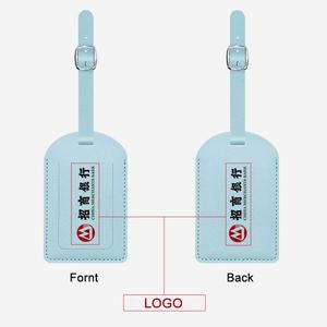 Stylish PU Leather Luggage <b>Tag</b> Personalized With <b>Name</b> or Initials Perfect for Suitcases Backpacks and Travel Accessories - Product Image 3