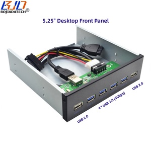 Werks großhandel 5,25 "CD-Treiber Desktop-Frontplatte mit 4 USB3.0 2 USB2.0-Anschluss für PC-Computer gehäuse - Product Image 1